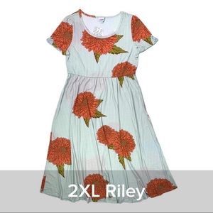 NWT Lularoe Riley Dress - 2XL